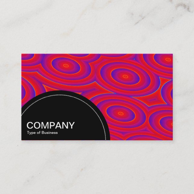 Semi-circle Panel (dots) - Resonate 02 Business Card (Front)