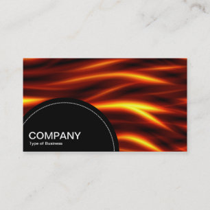 Semi-circle Panel (dots) - Tongues of Fire Business Card