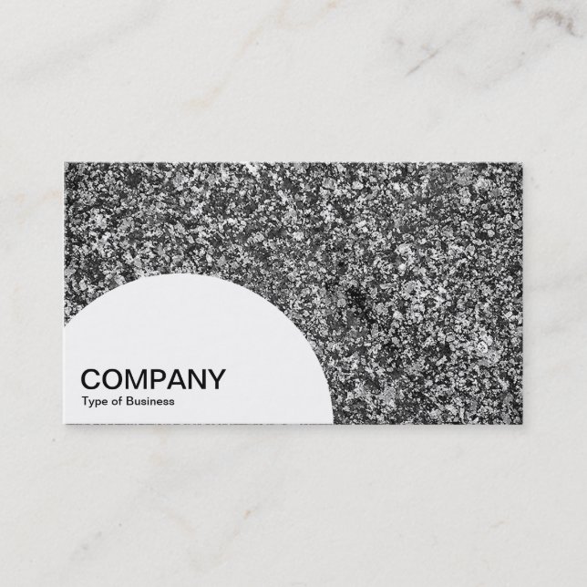Semi-circle Panel - Granite Business Card (Front)
