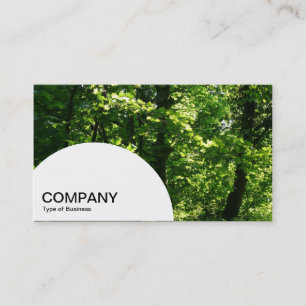 Semi-circle Panel - In the Woods Business Card