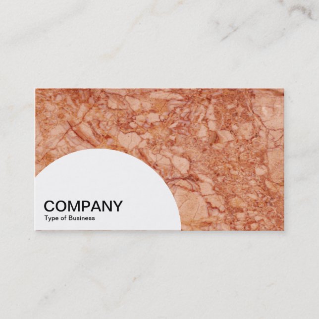 Semi-circle Panel - Marble 02 Business Card (Front)