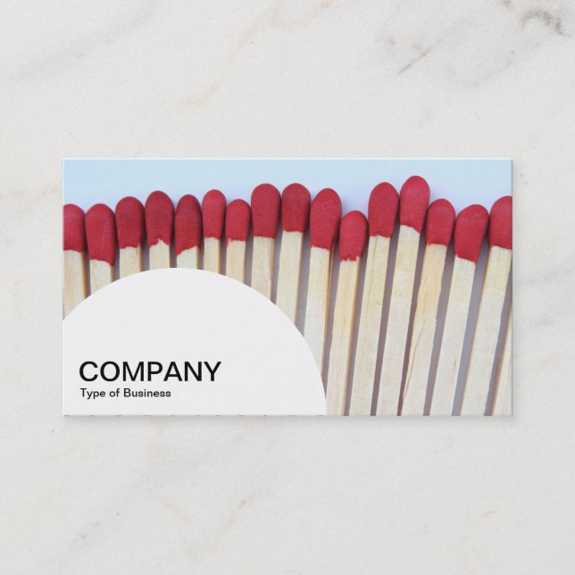 Semi-circle Panel - Matches 03 Business Card (Front)