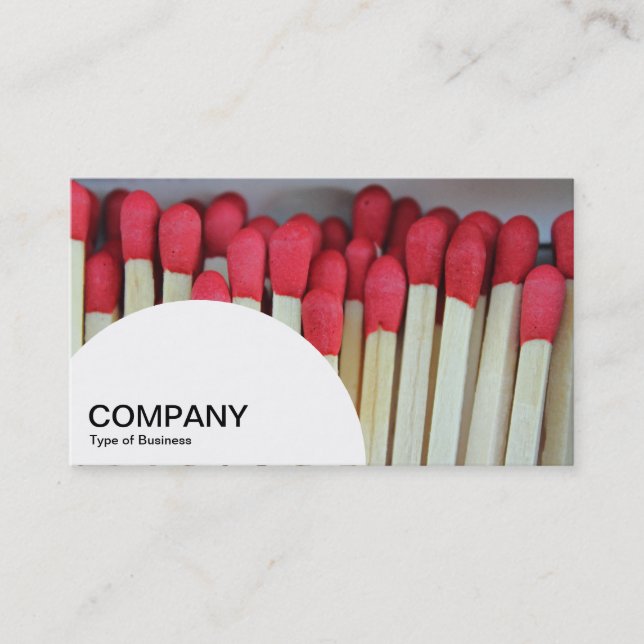 Semi-circle Panel - Matches Business Card (Front)