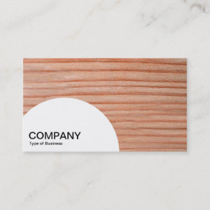 Semi-circle Panel - Wood 01 Business Card