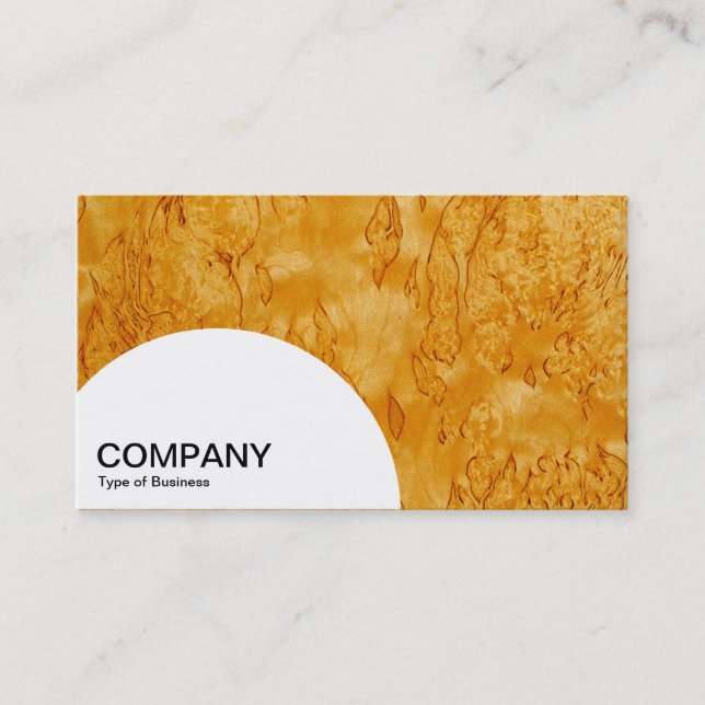 Semi-circle Panel - Wood 03 Business Card (Front)