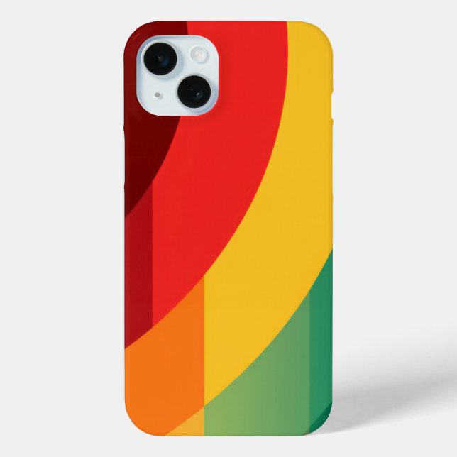 Semi circles in vivid colours Case-Mate iPhone case (Back)
