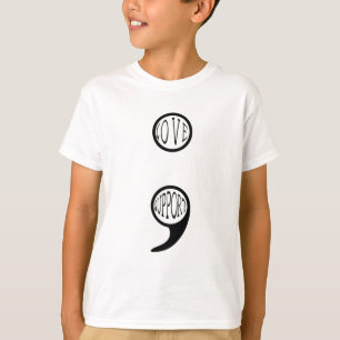 Semi Colon Love & Support T-Shirt