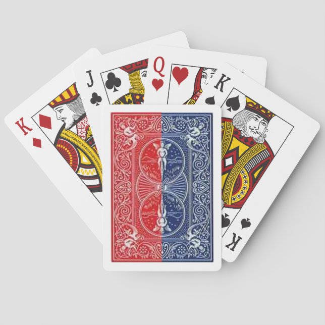 Semi-knockout deck playing cards (Back)