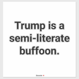 Semi-literate Trump-Buffoon Hankamer Artjunkhaus