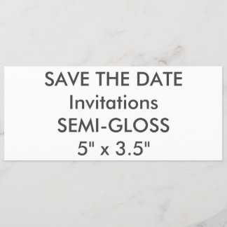 SEMI-LUSTRE 110lb 9,25" x 4" invitations de