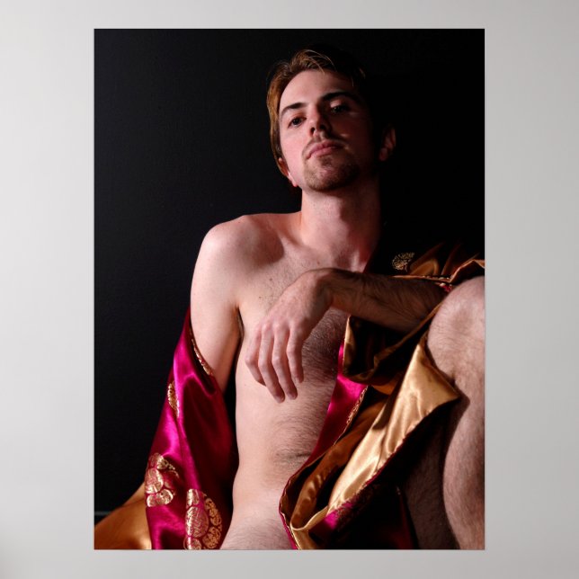 Semi-nude Male Model Poster (Front)
