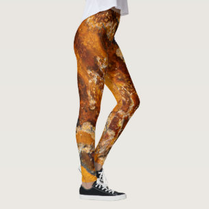 Semi-precious gemstone stone texture structure leggings