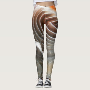 Semi-precious gemstone stone texture structure leggings
