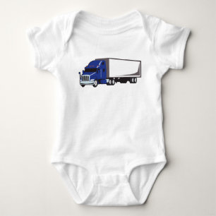 Semi Truck Baby Bodysuit