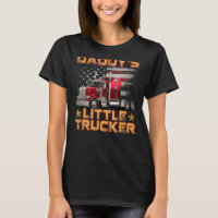 Semi Truck Boys  Daddy's Little Trucker Fathers Da