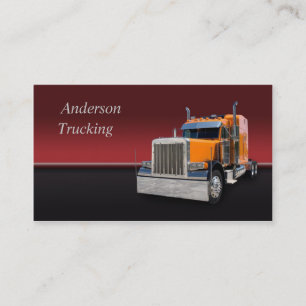 Semi Truck  Business Card
