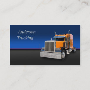 Semi Truck Business Card