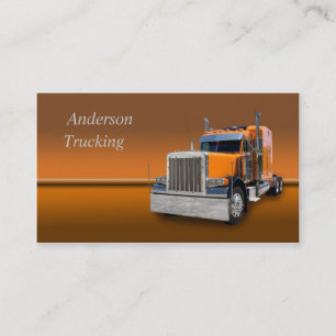 Semi Truck Business Card