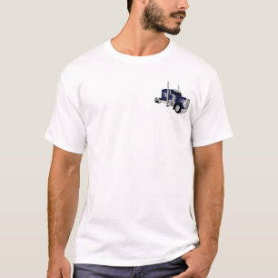 Semi Truck Dark Blue T-Shirt
