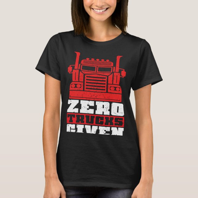 Semi Truck Driver Do Not Disturb I'm Jacking Off T-Shirt (Front)