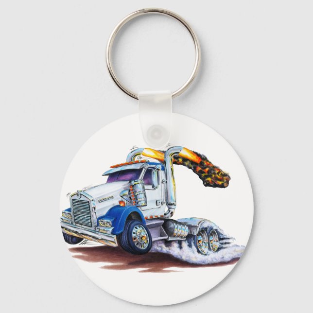 Semi Truck Keychain (Front)