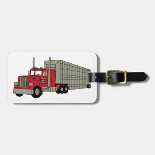 Semi Truck Luggage Tag