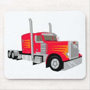 Semi Truck Mouse Pad
