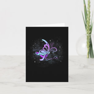 Semicolon Butterfly - Suicide Prevention Awareness Card
