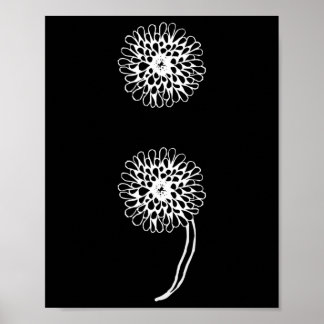 Semicolon Dandelion Suicide Prevention Awareness 1 Poster