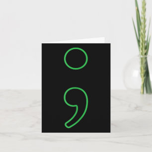 Semicolon Mental Health Awareness Month Stigma Pts Card