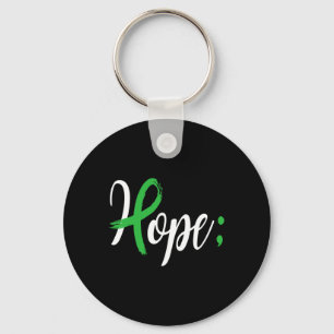 Semicolon Mental Health Awareness Month Support Em Keychain
