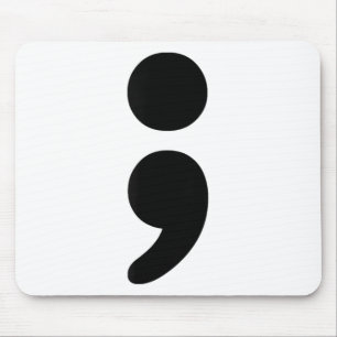 Semicolon Mental Health S Awareness Month Mouse Pad
