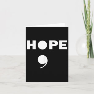 Semicolon Suicide Awareness For A Mental Supporter Card