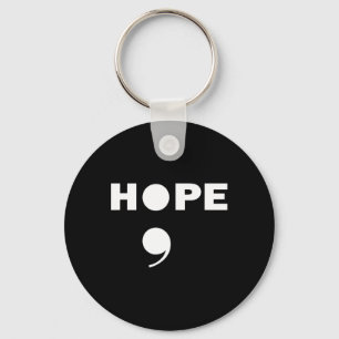 Semicolon Suicide Awareness For A Mental Supporter Keychain