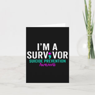 Semicolon Suicide Awareness Mental Health Suicide Card
