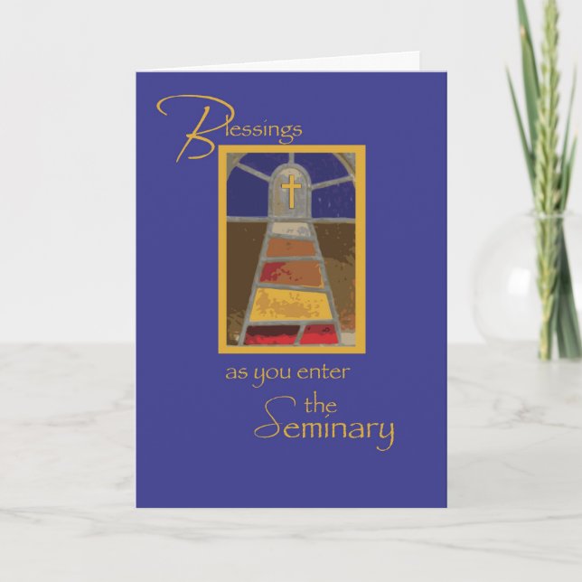 Seminarian Cross Journey Card (Front)