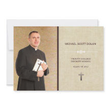Seminary Graduation Custom Photo Announcement