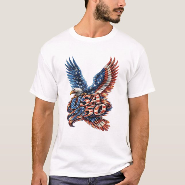 SemiQuincentennial America 250 Soaring Eagle T-Shirt (Front)