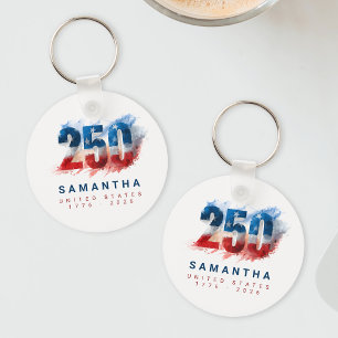 Semiquincentennial USA America's 250th Anniversary Keychain