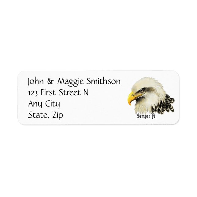 Semper Fi, American Eagle USA Marine, Military (Front)