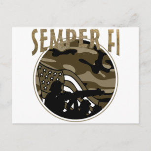 Semper Fi Postcard