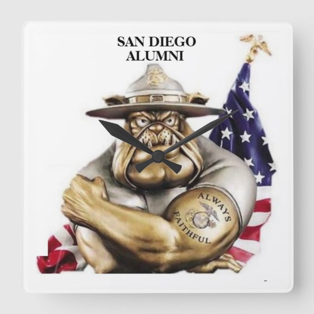 Semper Fi Wall Clock (Front)