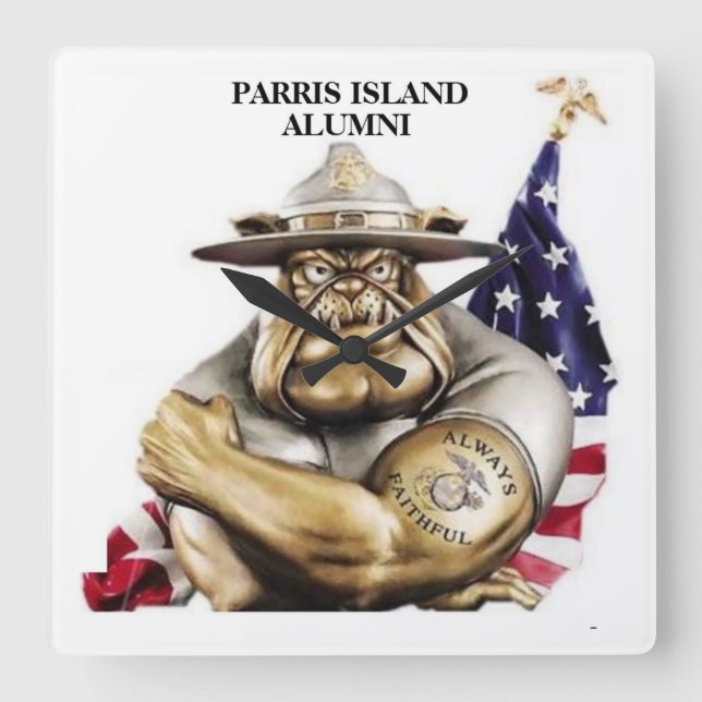 Semper Fi Wall Clock (Front)