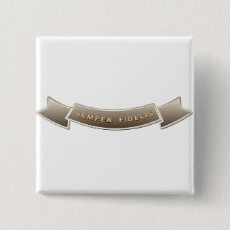 Semper Fidelis 2 Inch Square Button