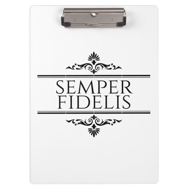 Semper Fidelis Clipboard (Front)