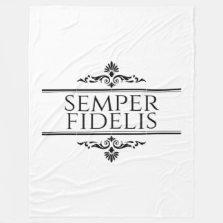 Semper Fidelis Fleece Blanket