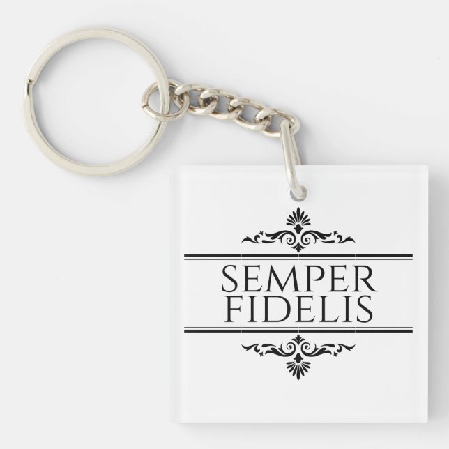 Semper Fidelis Keychain (Front)