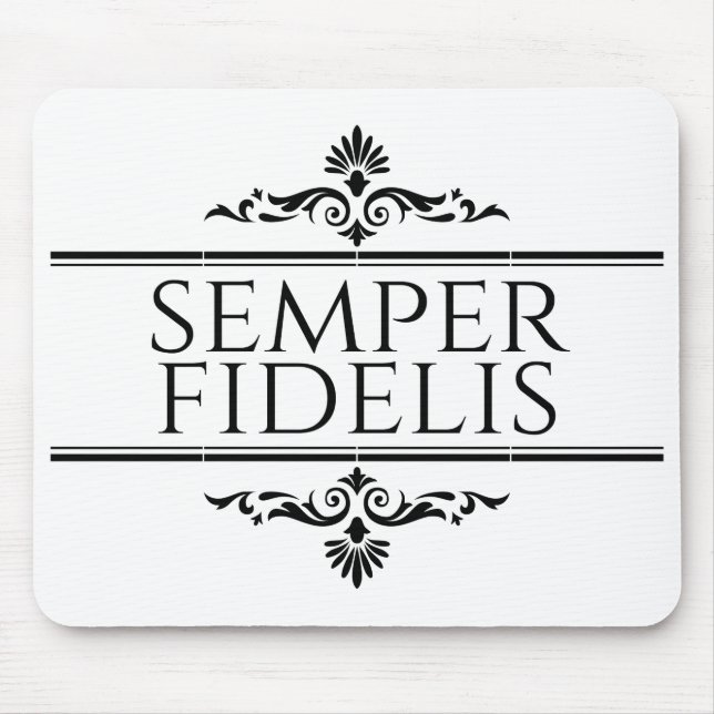 Semper Fidelis Mouse Pad (Front)