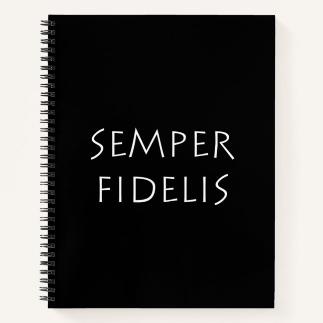 Semper Fidelis Notebook (Front)