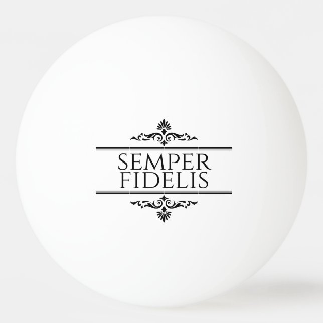 Semper Fidelis Ping Pong Ball (Front)